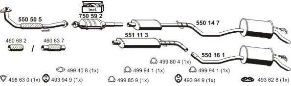 ERNST 120087 Exhaust System